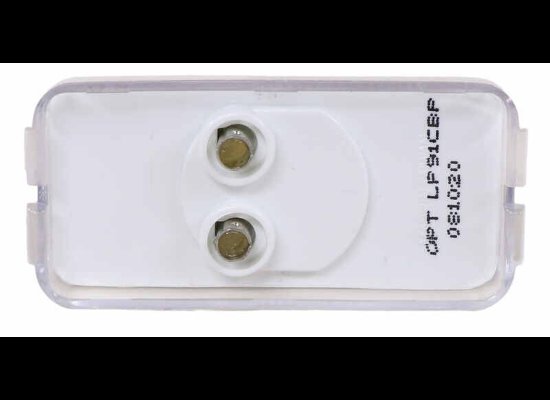 MINI TRAILER LICENSE PLATE LIGHT - SUBMERSIBLE, INCANDESCENT, CLEAR LENS - 2-1/2" X 1-3/16"