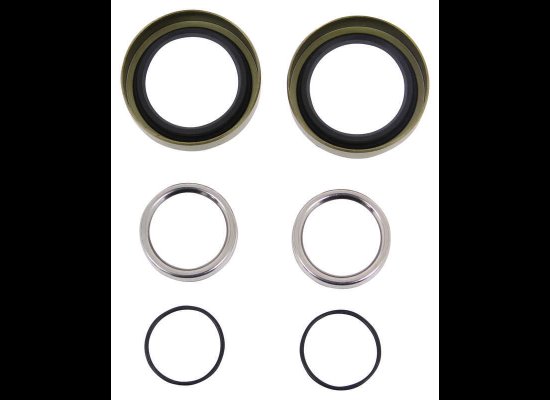 SPINDLE GREASE SEAL SET FOR L44649 INNER BEARING AND 1.980 BEARING BUDDY