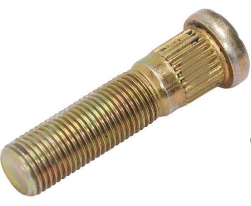 MARINE USE WHEEL LUG STUD 1/2"-20 X 2" LONG, DRIVE IN