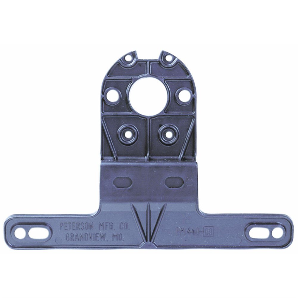 License Light Bracket Black Poly