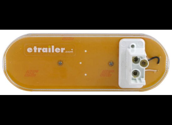 LED BACK UP LIGHT, SUBMERSIBLE, 10 DIODE, CLEAR, OVAL, 6-7/16" X 2-1/4"