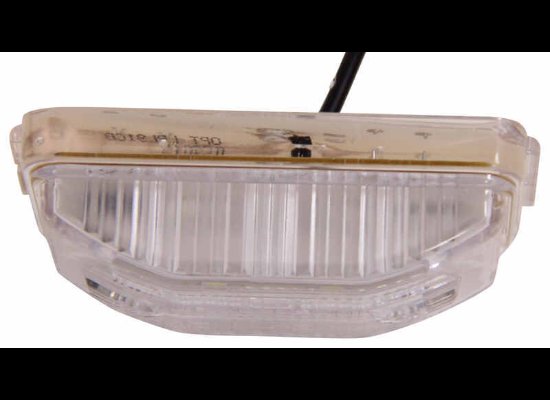 LED TRAILER LICENSE PLATE LIGHT, SUBMERSIBLE, CLEAR LENS, 2 DIODE - 2-1/2" X 1-1/4"
