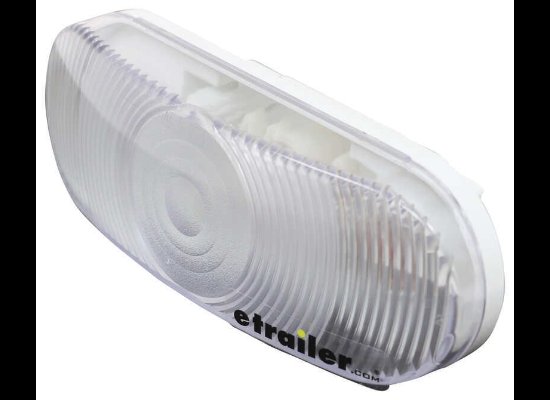 OPTRONICS CLEAR BACK UP REVERSE LIGHT, SUBMERSIBLE, INCANDESCENT, OVAL, 6-1/2" X 2-1/4"
