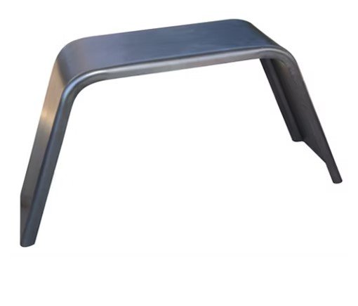 JEEP STYLE ALUMINUM SINGLE AXLE FENDER, SMOOTH - 10"X32"X19"