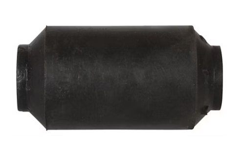 RUBBER SPRING EYE BUSHING W/STEEL SLEEVE, 1" I.D. 2-1/8" O.D. , 4" LONG, HAYES 10K