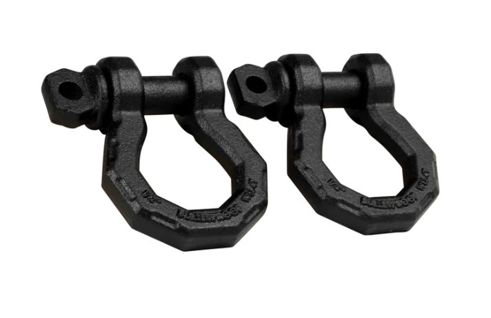 BULLETPROOF C-CHANNEL SHACKLES FOR SAFETY CHAINS (PAIR) - 8,000lbs WLL