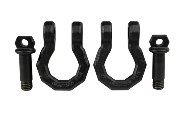 BULLETPROOF C-CHANNEL SHACKLES FOR SAFETY CHAINS (PAIR) - 8,000lbs WLL