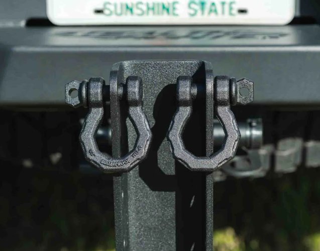 BULLETPROOF C-CHANNEL SHACKLES FOR SAFETY CHAINS (PAIR) - 8,000lbs WLL