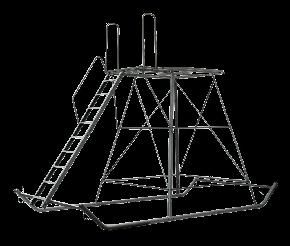 Titan Pro Blind Combo-Brown--4 FT Tower w/ skid #27