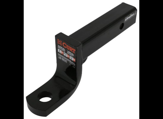 CURT BALL MOUNT 2" HITCH RECIEVER, CLASS IV 4" DROP, 2-3/4" RISE, 1-1/4" SHANK, 10K