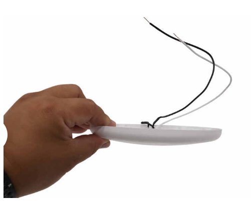 TECNIQ DOME SURFACE LIGHT 6" - OVAL - WITH SWITCH
