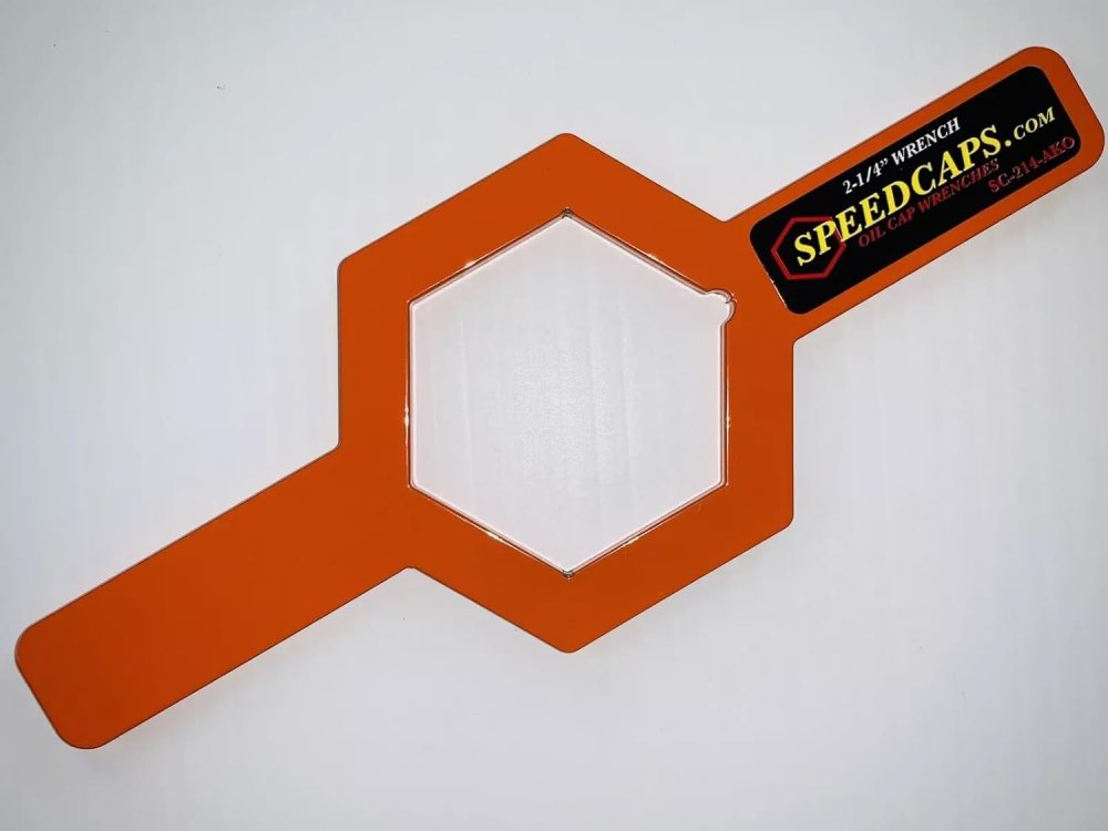 OIL CAP WRENCH 2-1/4" HEX CAP TOOL, SPEED CAPS