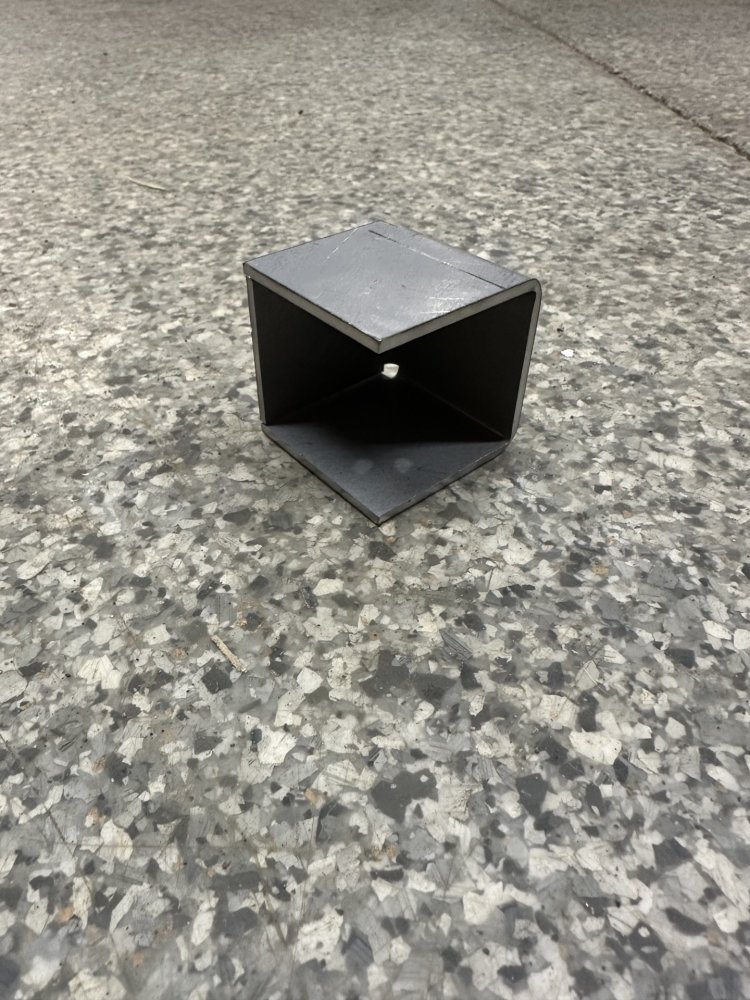 SURE-TRAC REAR LATCH FOR CAM BAR, LOWER KEEPER, WELD ON STEEL, 2"X2" CAPPED - DUMP TRAILER