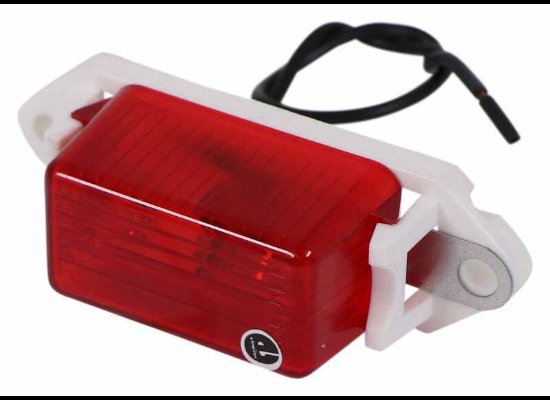 MINI-LITE CLEARANCE OR SIDE MARKER LIGHT, RECTANGLE 3-5/16" X 1" , INCANDESCENT, RED LENS, 1 BULB