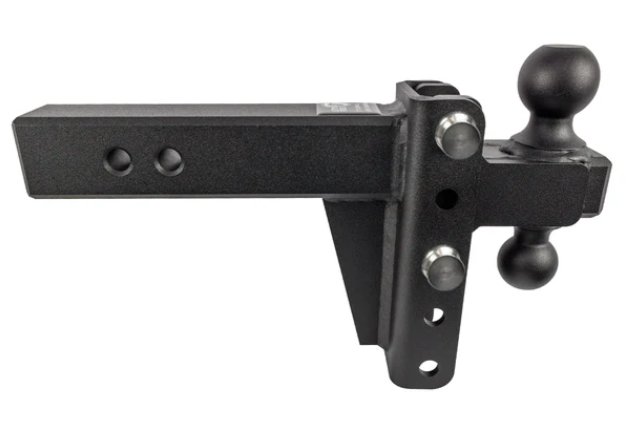 BULLETPROOF HITCHES 2-BALL MOUNT FOR 2-1/2" HITCH, 4" DROP, 4" RISE - 36K