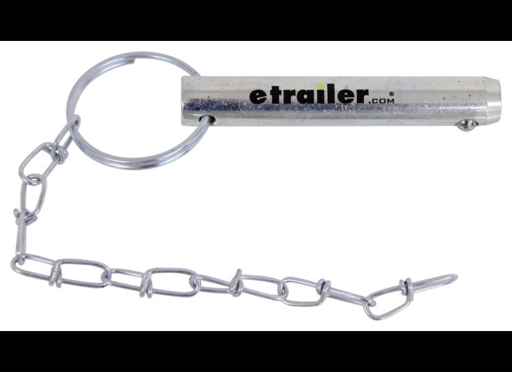 REPLACEMENT PULL PIN AND CHAIN FOR PIPE MOUNT SWIVEL JACKS, 5/8" PIN DIAMETER,