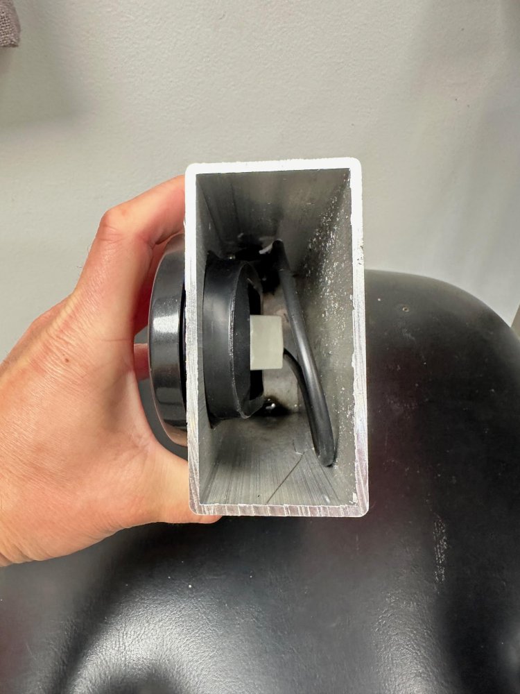 ALUMA WELD ON ALUMINUM TAIL LIGHT HOUSING BOX COMPLETE WITH 8" OVAL LIGHT AND BULLET MARKER LIGHT