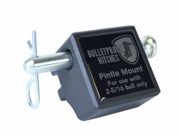 BULLETPROOF HITCHES PINTLE LOCK / LUNETTE RING ATTACHMENT FOR ADJUSTABLE BALL MOUNT, 2-5/16" BALL