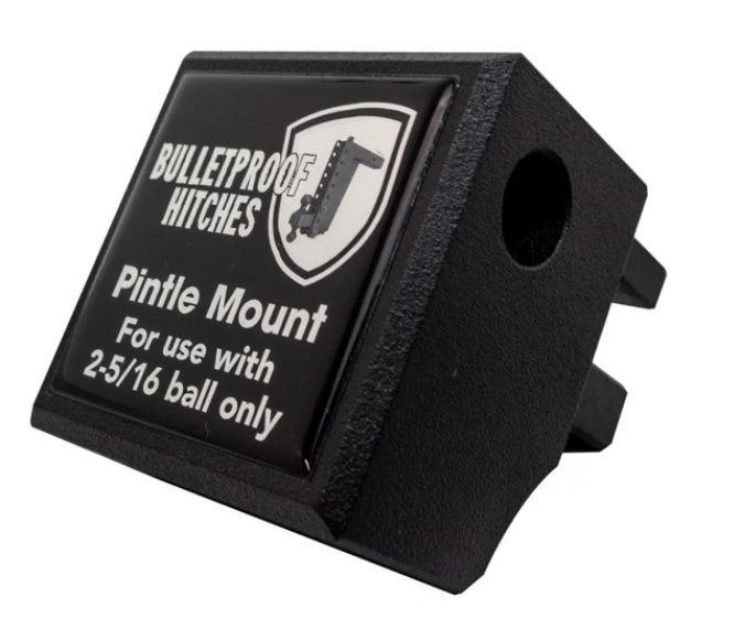 BULLETPROOF HITCHES PINTLE LOCK / LUNETTE RING ATTACHMENT FOR ADJUSTABLE BALL MOUNT, 2-5/16" BALL