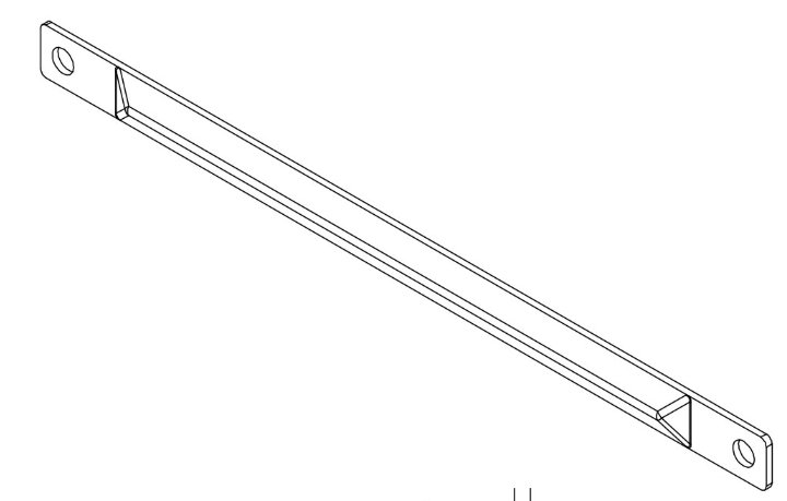 SURE-TRAC FORMED RAMP STRAP 30" LONG FOR STAND UP / FLIP UP RAMPS, BLACK