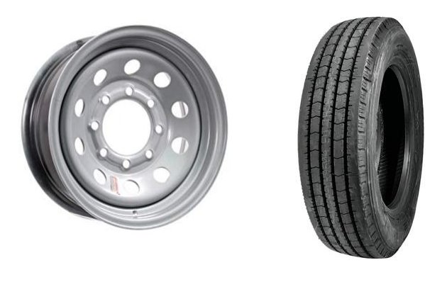 235/85R16 SPARE TIRE - SILVERMOD - 8 LUG, 8 ON 6.5, 8X6.5 - LRG - WESTLAKE TIRE