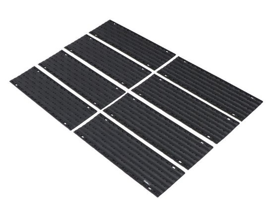 CALIBER LOWPRO GRIPGLIDES, STANDARD 9" WIDE, 8 PACK - FOR SNOWMOBILE TRAILERS, GLIDES - RETAIL BOXED