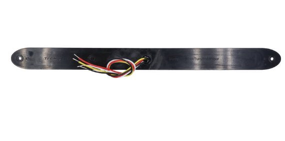 TECNIQ LOW PROFILE STOP, TURN, TAIL, WITH REVERSE LIGHT 15.5" LED BLACK BEZEL, CLEAR LENS, RED LED