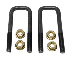 SQUARE U-BOLT KIT WITH NUTS, 1/2"-20 X 1-1/2" X 5" - QTY 2 U-BOLTS, 4 NUTS