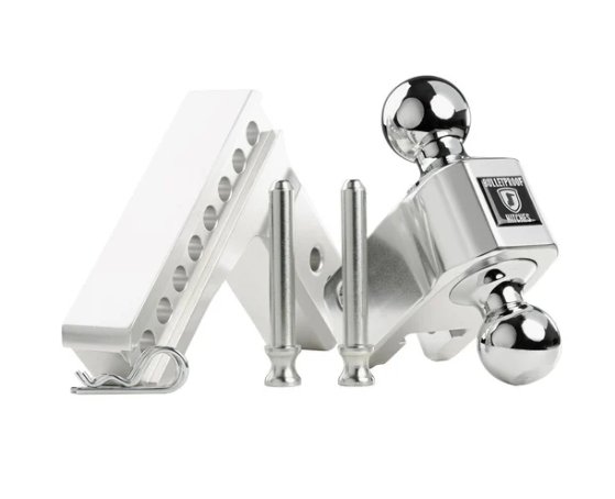 BULLETPROOF HITCHES 2.5" ALUMINUM MEDIUM DUTY 6" DROP/RISE HITCH
