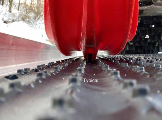 CALIBER LOWPRO GRIPGLIDES, STANDARD 9" WIDE, 4 PACK - FOR SNOWMOBILE TRAILERS, GLIDES - RETAIL BOXED