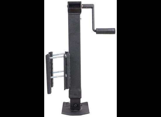 TRAILER VALET JXS DRILL POWERED DROP LEG JACK W/ FOOTPLATE, SIDEWIND/SIDEMOUNT 7K