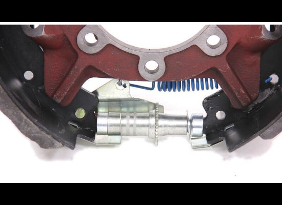 ELECTRIC BRAKE ASSEMBLY 12-1/4"X5", DEXTER 7-BOLT MOUNT, LEFT SIDE LS, 15K CAPACITY PER PAIR