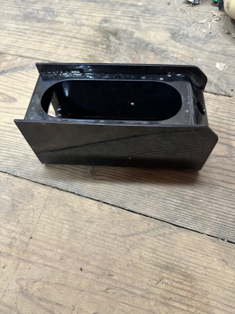 SURE-TRAC LIGHT BOX HOUSING OVAL LIGHT, STOP, TURN, TAIL, BULLET - WELDED AND PAINTED BLACK, 8.75"