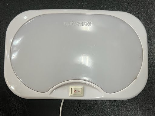 TECNIQ DOME SURFACE LIGHT 6" - RECTANGLE - WITH SWITCH