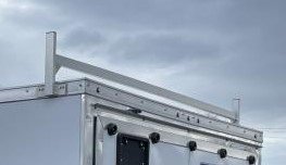 SURE-TRAC CONTRACTOR PRO LADDER RACK, FLAT TOP ALUMINUM, 8.5'W TOP MOUNT - 1 RACK