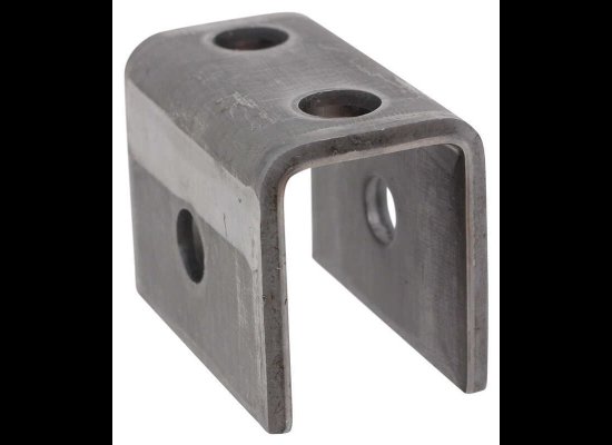REAR HANGER FOR 1-3/4" DOUBLE EYE SPRINGS, 9/16" HOLE , 1-1/4"T X 9/16" BOLT HOLE