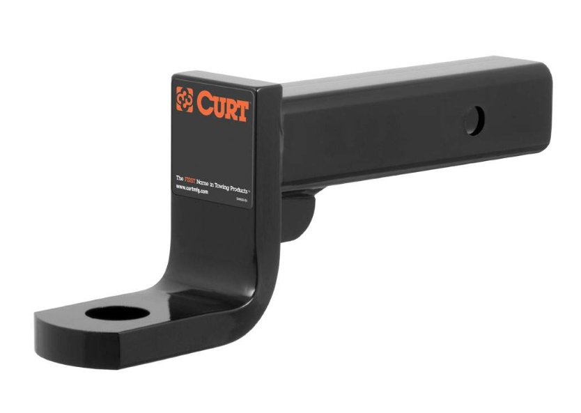 CURT BALL MOUNT 2" HITCH, 4" DROP, 2-3/4" RISE, 9-3/8" LONG, 1-1/4" SHANK, 10K, CLASS 4