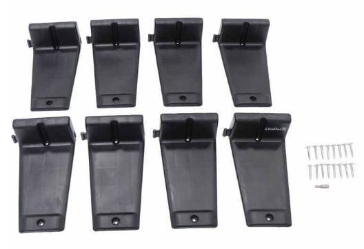 CALIBER HIGH PROFILE FLEXGLIDES, 3-1/8" T , 8 PACK - FOR SNOWMOBILE TRAILERS - RETAIL BOXED