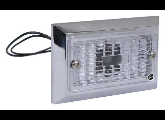 PETERSON UTILITY / INTERIOR LIGHT, CLEAR / WHITE LIGHT, RECTANGLE 3-3/4"X2-1/4"