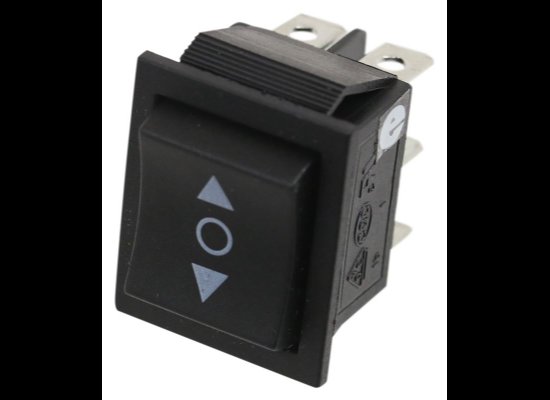 REPLACEMENT POWER SWITCH FOR RAM ELECTRIC TRAILER JACK WITH FOOTPLATE, 6 PIN MOMENTARY, UP DOWN
