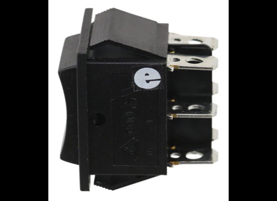 REPLACEMENT POWER SWITCH FOR RAM ELECTRIC TRAILER JACK WITH FOOTPLATE, 6 PIN MOMENTARY, UP DOWN