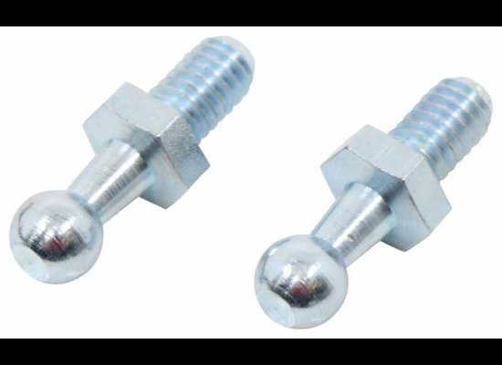 GAS SHOCK / SPRING BALL STUD, 10MM, RETAIL PACKAGED, 2 PER PACK