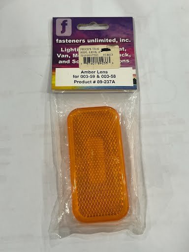 AMBER LENS FOR 003-59 & 003-58