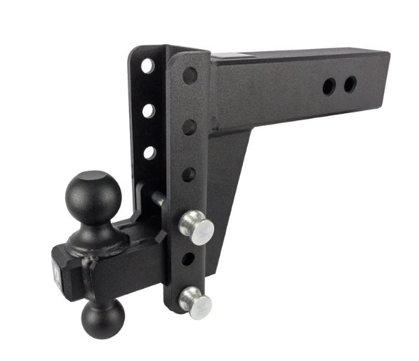 BULLETPROOF HITCHES 2-BALL MOUNT FOR 3" HITCH, 6" DROP, 6" RISE - 22K