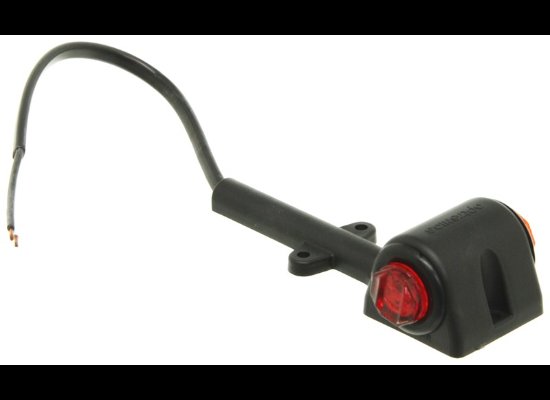 LED FENDER CLEARANCE/MARKER LIGHT AMBER/RED LED PS CS 1-5/8" X 4-3/4"
