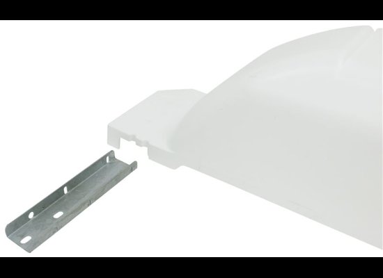 GALVANIZED STEEL BOLT ON FENDER BRACKETS FOR PLASTIC SINGLE AXLE FENDERS - QTY 2 - FULTON FENDER