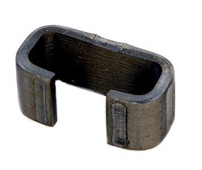 REAR HANGER CLIP FOR 1-3/4" WI SERIES SLIPPER SPRING W/ 9/16" HOLE , WELD ON