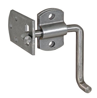 CORNER SECURITY LATCH SET, BOLT ON, CORNER PIN, CORNER RAMP PIN