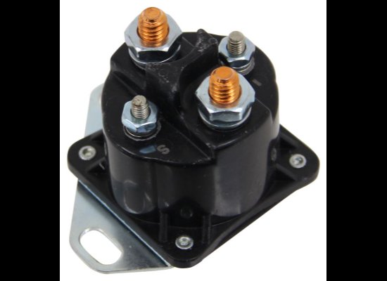 KTI DUMP TRAILER, STARTER SOLENOID FOR DUMP PUMP, MOTOR 4 POST, 12V 100 AMP, CONTINUOUS