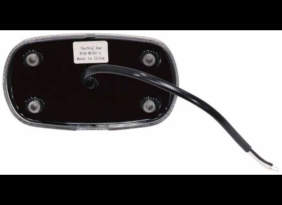 LED UTILITY LIGHT, 4-9/16" X 2-3/4" , CLEAR LENS, WHITE LIGHT , 12 DIODE